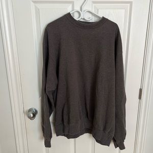 Dark gray champions, crewneck